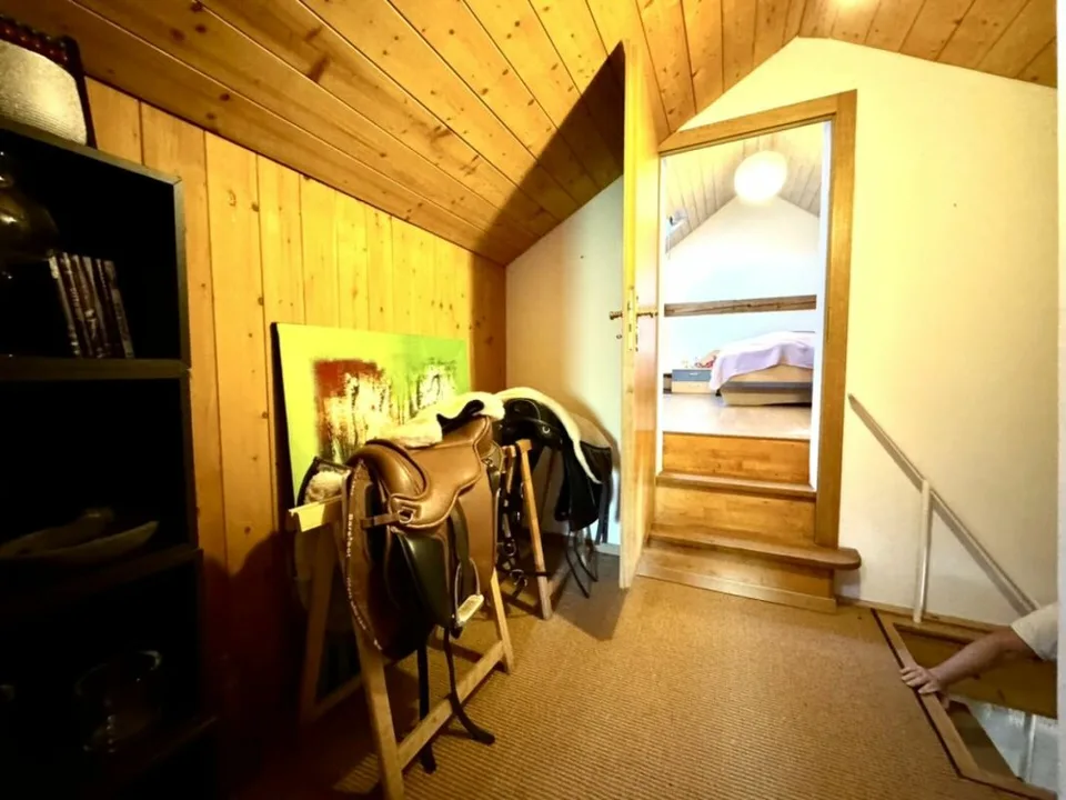 Grosses freistehendes 7.5-Zimmer-Bauernhaus für Pferdeliebhaber oder Kleintierhalter! Pferdeboxen, Remise, Wald und Wiesen ....