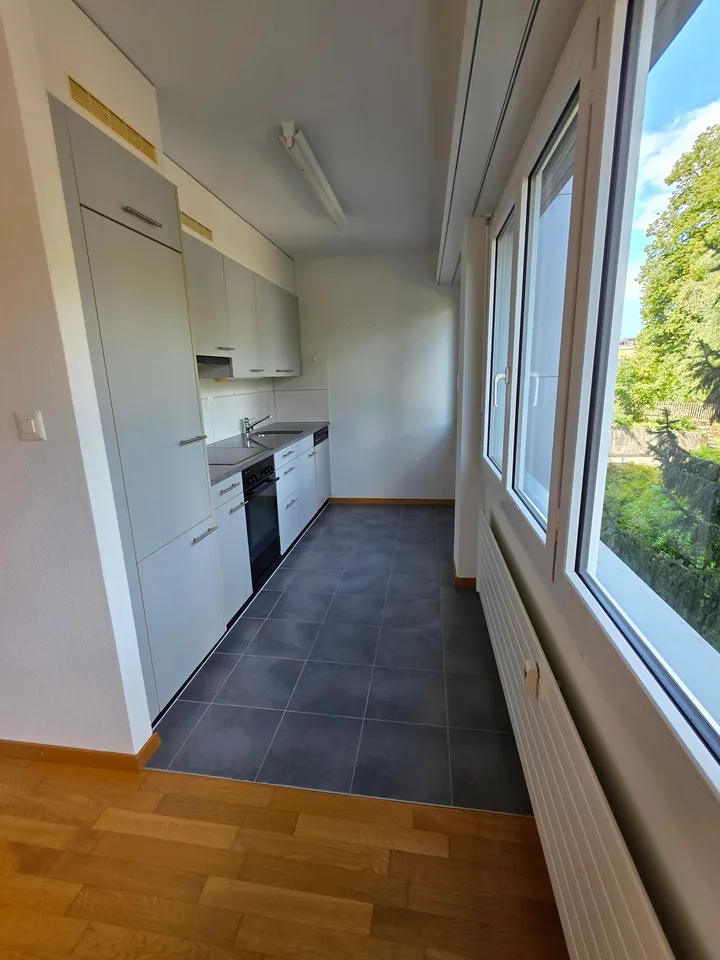 Unconventional 2.5 room apartment with balcony / high ground floor with lift