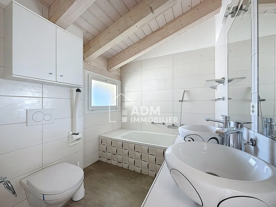 Leytron, spacious 4.5-room attic apartment