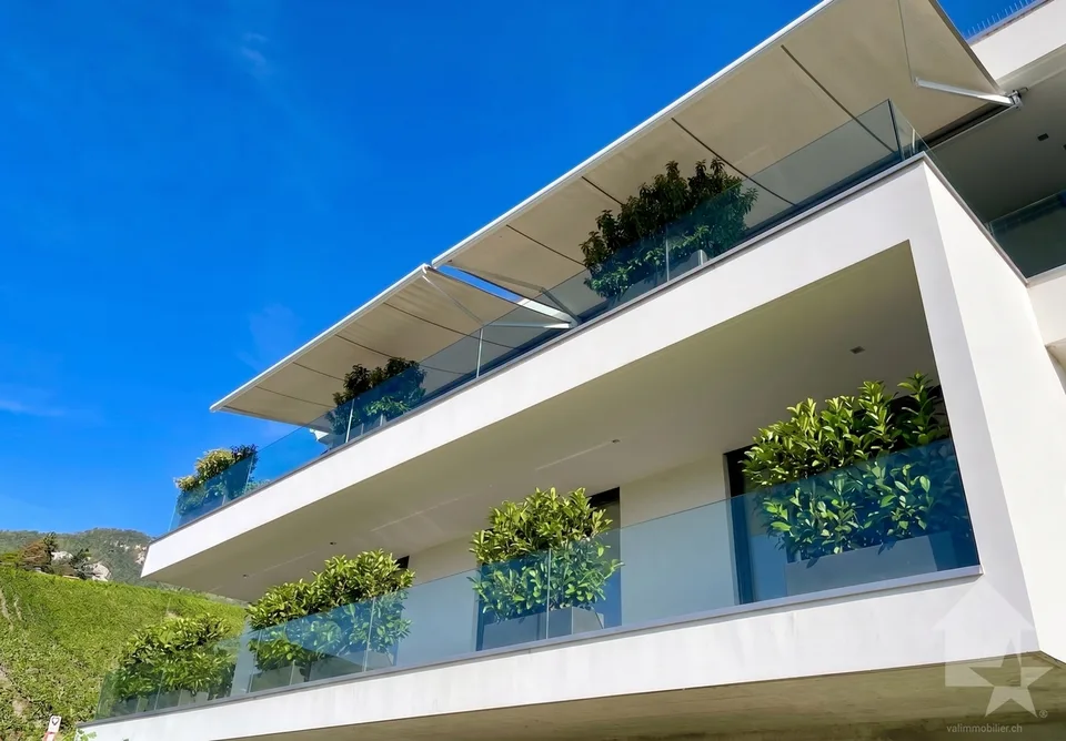 Appartement contemporain sur les hauts de Sierre avec vue panoramique
