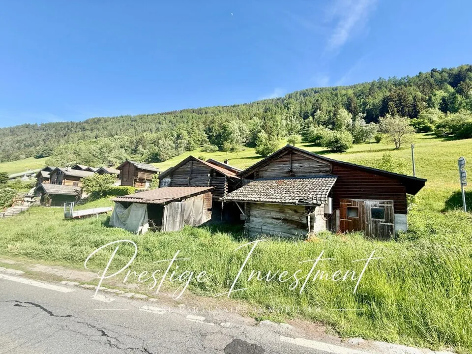 BAUGRUND MIT SCHEUNE UND PFERDESTALL ZUM RENOVIEREN NENDAZ