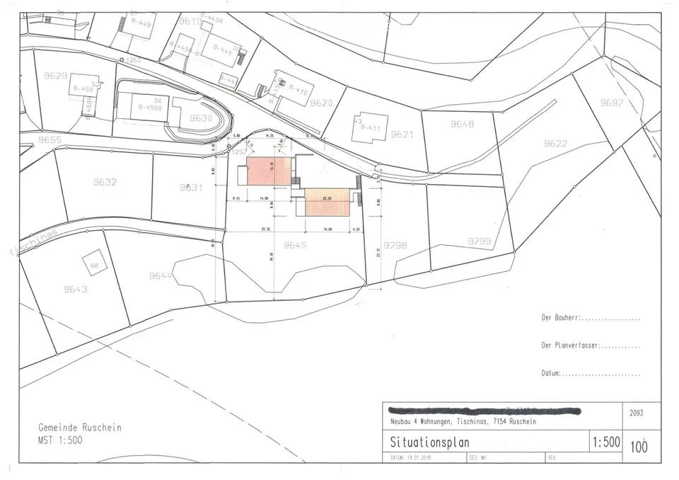 Attraktives, voll erschlossenes Bauland am Sonnenhang von Ilanz – 2'069 m²/450.-- mit Projekt