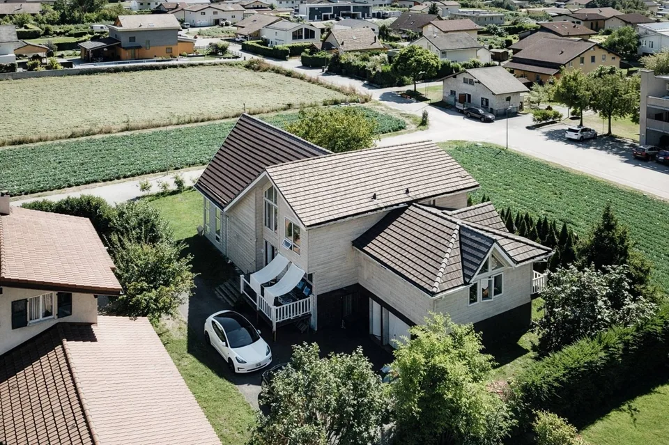 Casa canadese nel cuore di un ambiente verde