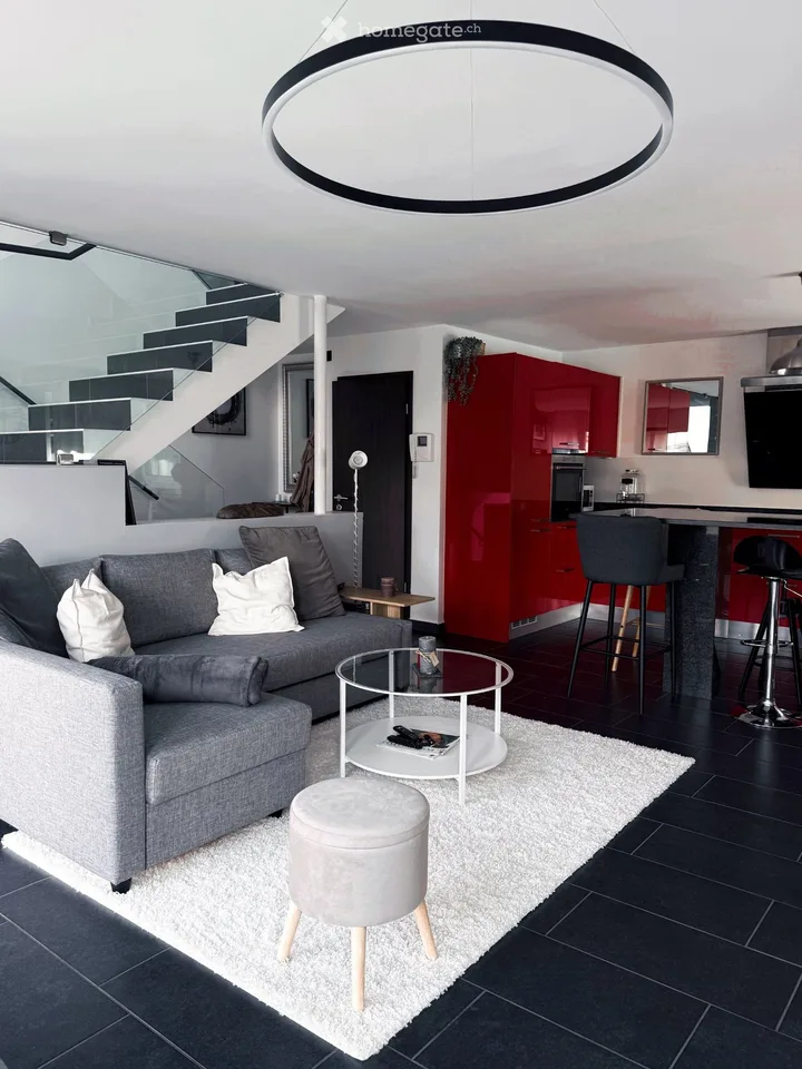 Zweizimmerwohnung mit Dachterrasse in Origlio zu vermieten