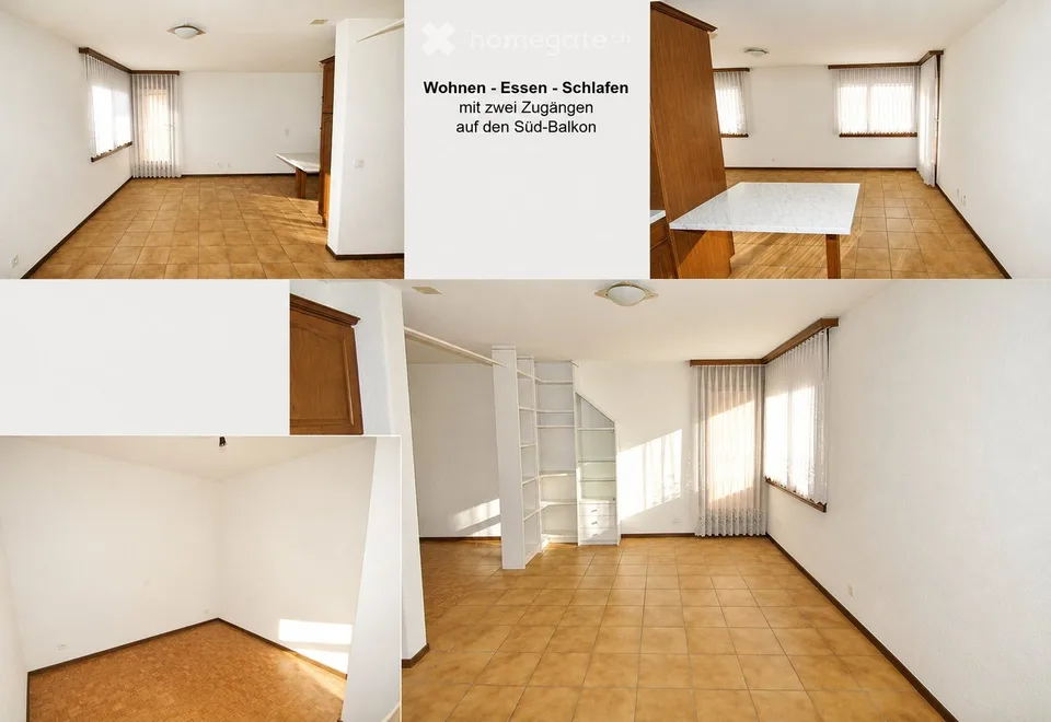 Helle 1,5-Zimmer-Wohnung mit Balkon zu vermieten