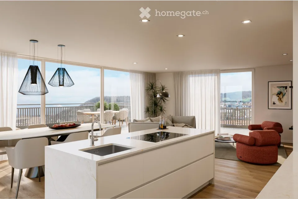 First occupancy - Modern 4.5-room new apartment in Vogelsang AG