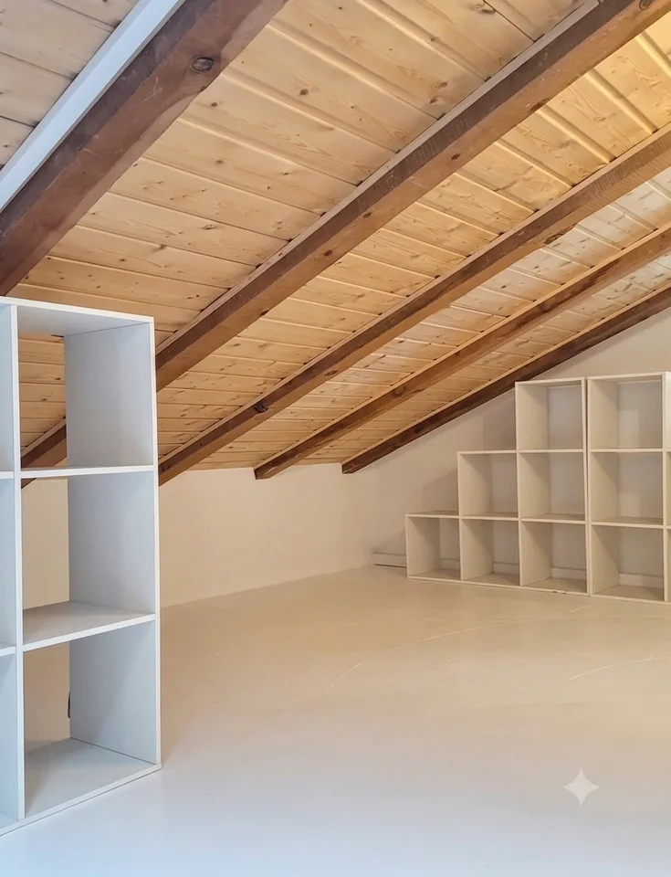 Charming, freshly renovated 3.5-room attic apartment including parking space
