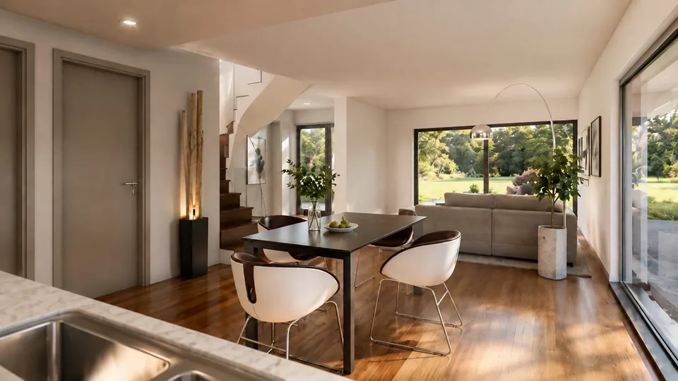 Semi-detached house with 5.5 rooms and garden in Brè sopra Lugano