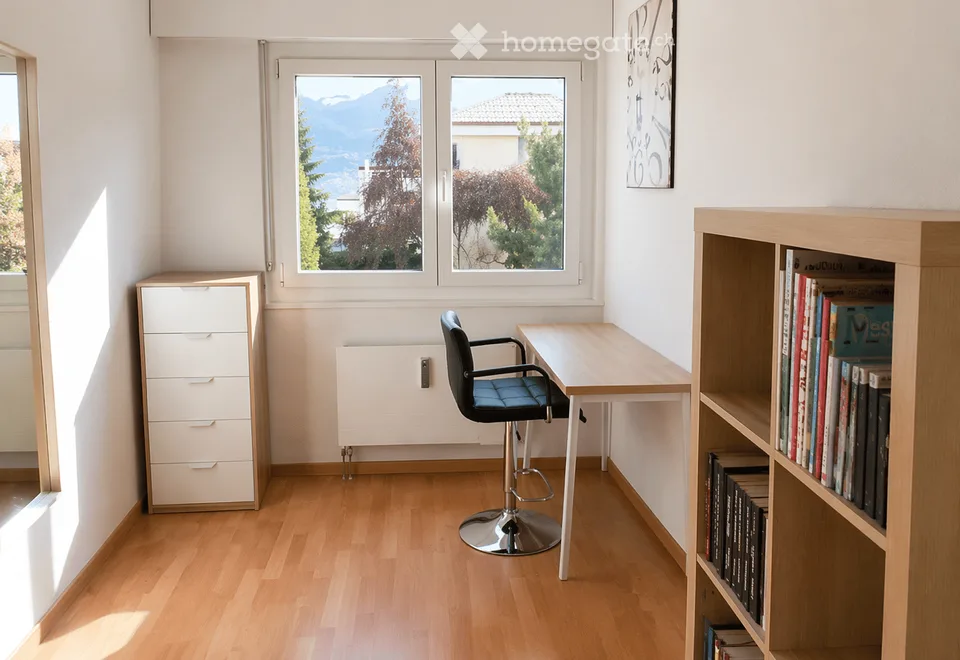 Appartement lumineux de 4.5 pièces à Sion – Accessible et bien situé