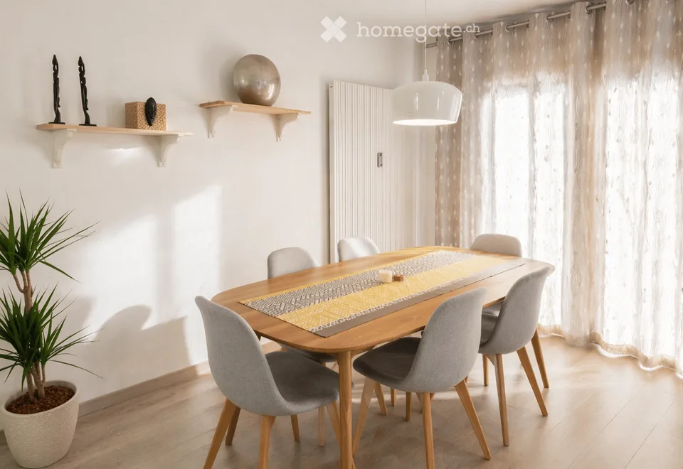 Appartement lumineux de 4.5 pièces à Sion – Accessible et bien situé