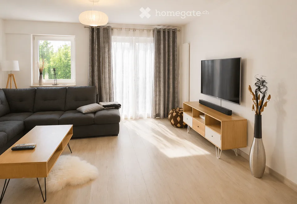 Appartement lumineux de 4.5 pièces à Sion – Accessible et bien situé