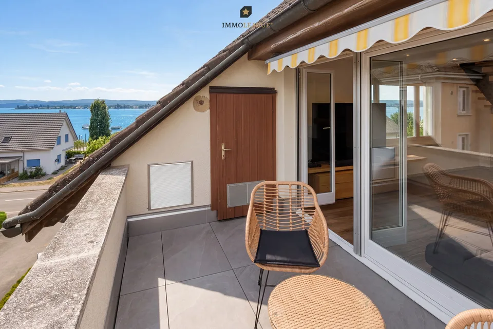 Vista panoramica sul lago Untersee. Comfort di vita di alto livello.