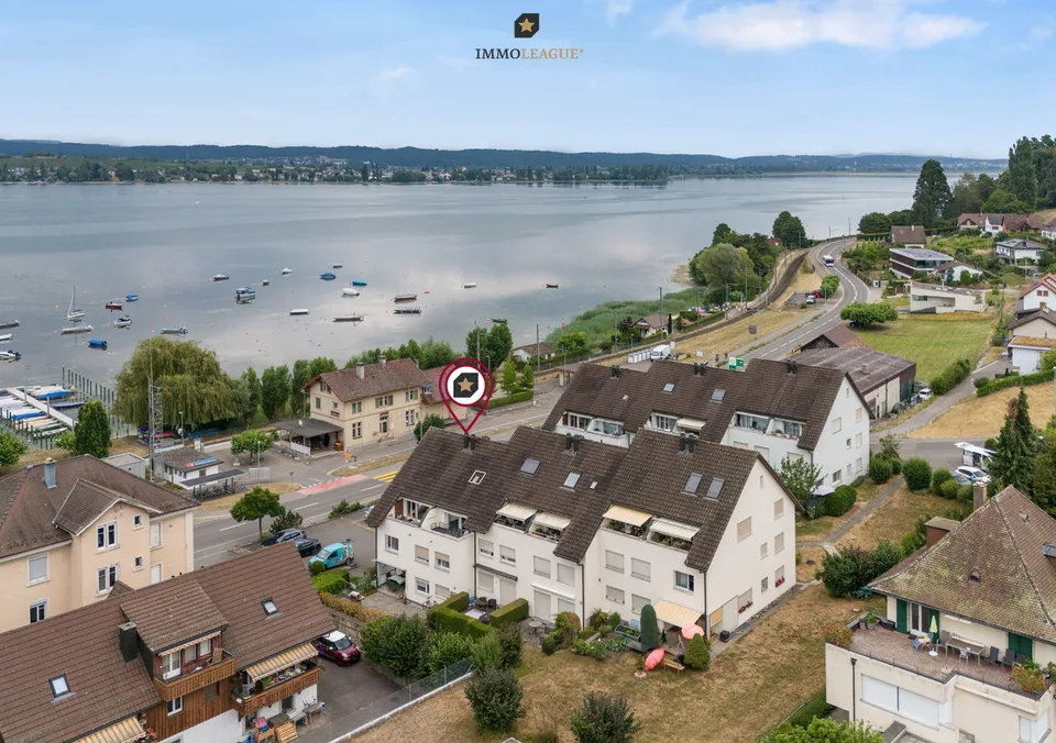 Vista panoramica sul lago Untersee. Comfort di vita di alto livello.