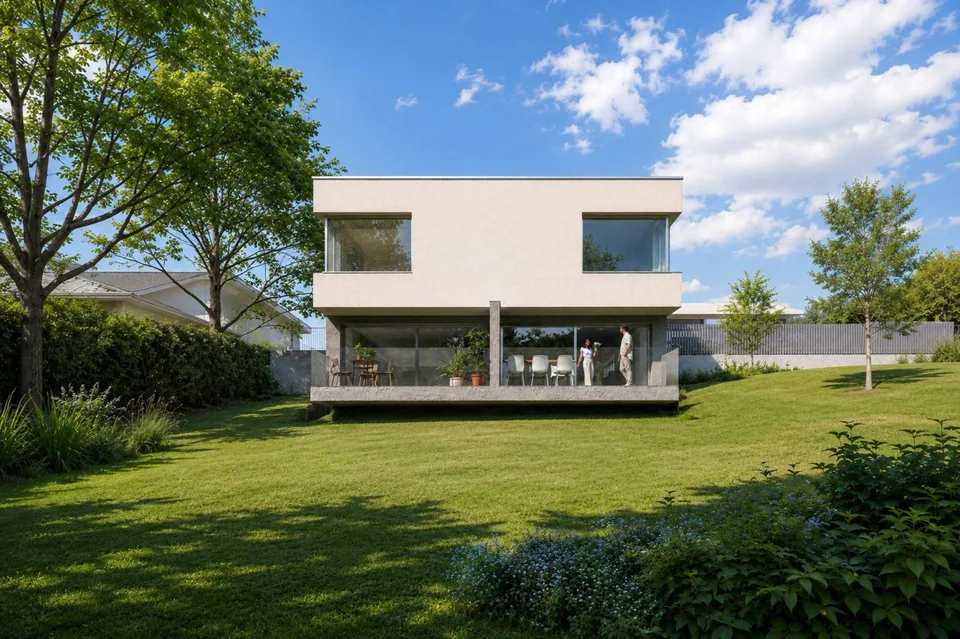NEU: Moderne Villa in einer grünen Oase