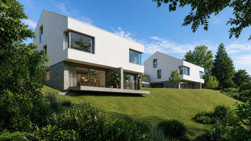 NEU: Moderne Villa in einer grünen Oase