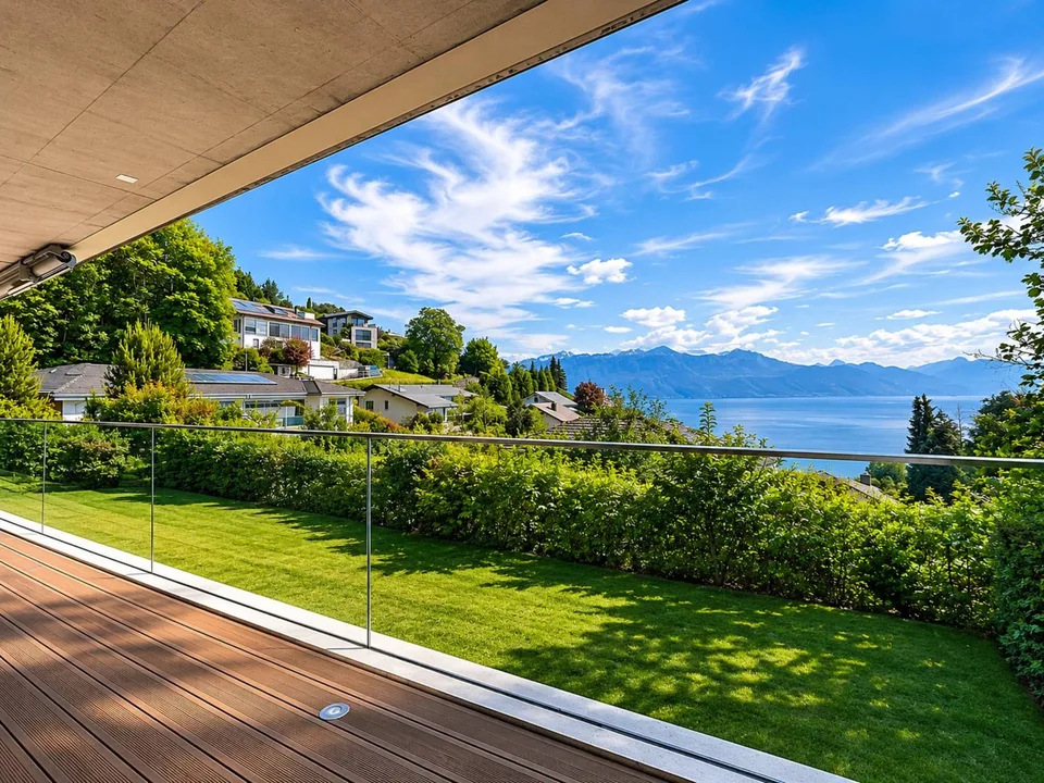Moderne Apartment im Herzen von Lavaux, mit Panoramablick auf den Genfersee
