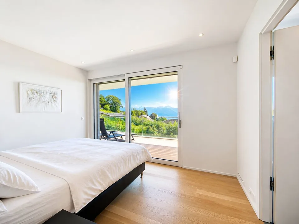 Moderne Apartment im Herzen von Lavaux, mit Panoramablick auf den Genfersee