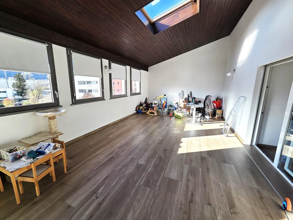 Splendido attico di 5.5 locali con piscina ad Arbedo-Castione