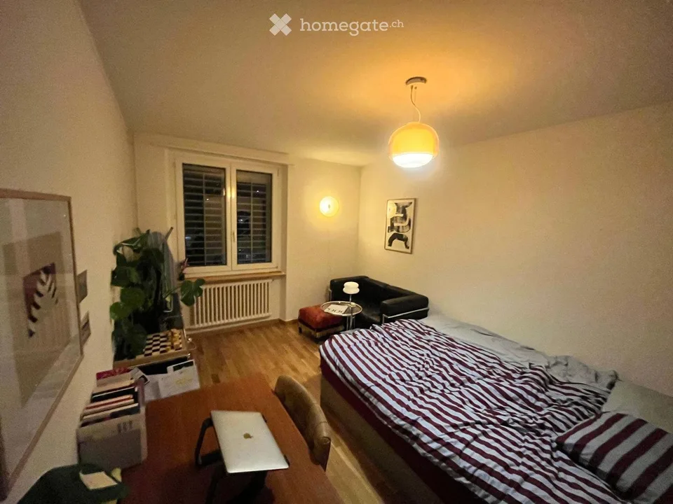 Zimmer frei in unserer WG in Wollishofen!
