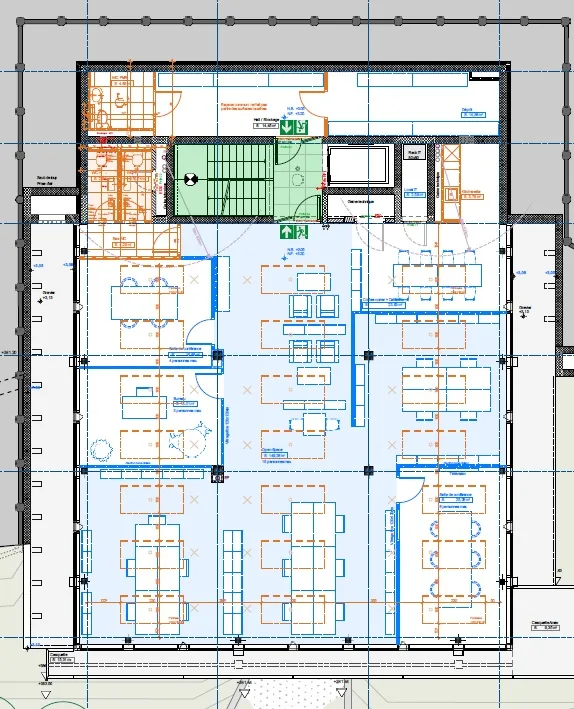 Büros der Extraklasse zur Miete - Avenue de Rhodanie in Lausanne - 280m2 hell