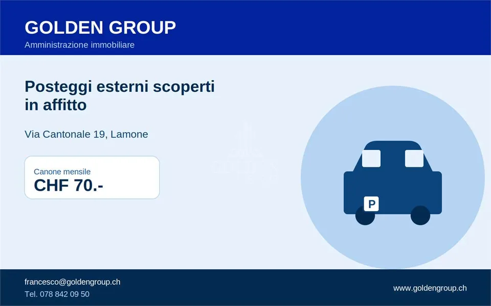 Affittasi posteggi esterni - Lamone