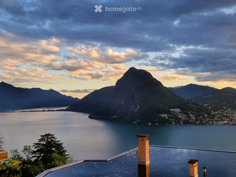 Lugano - Ruvigliana appartamento con vista lago