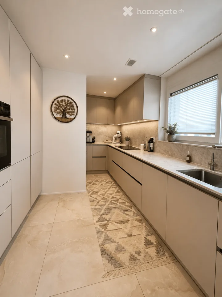 Exclusive furnished 5.5-room maisonette on the 3rd + 4th floor (attic) with 23 m² terrace