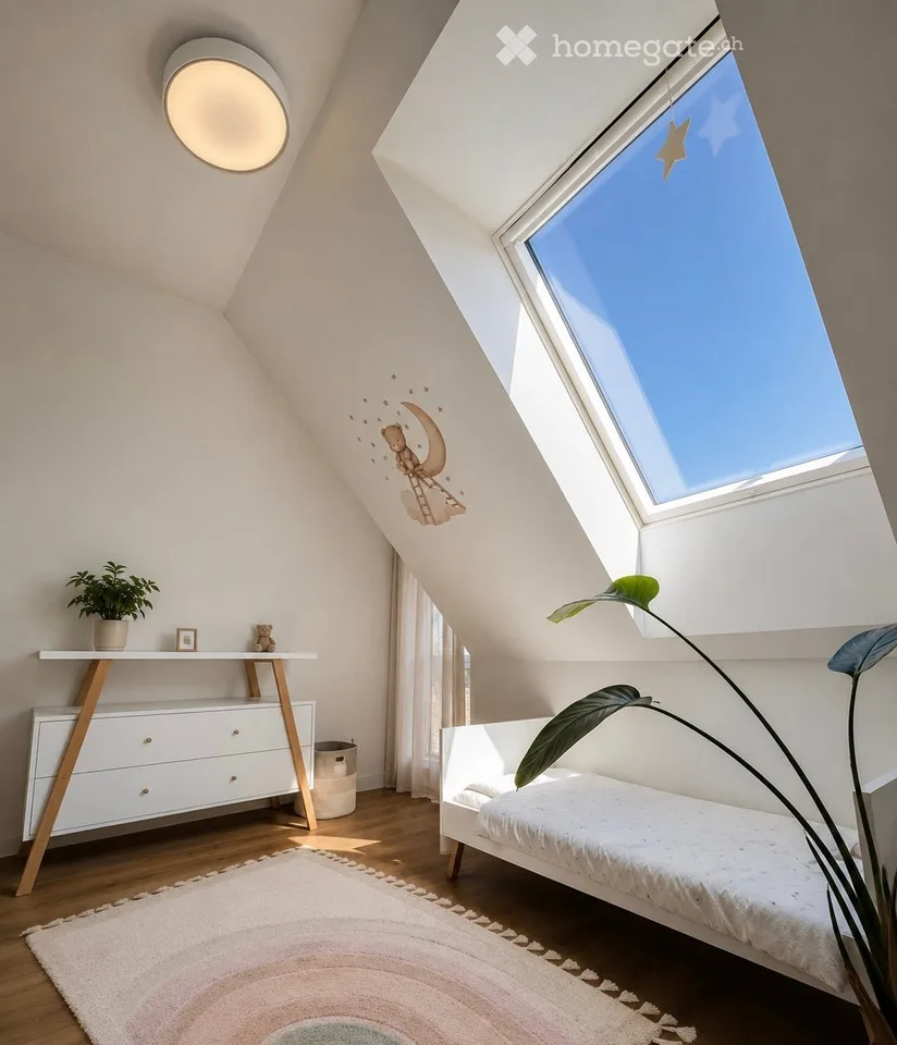Exclusive furnished 5.5-room maisonette on the 3rd + 4th floor (attic) with 23 m² terrace