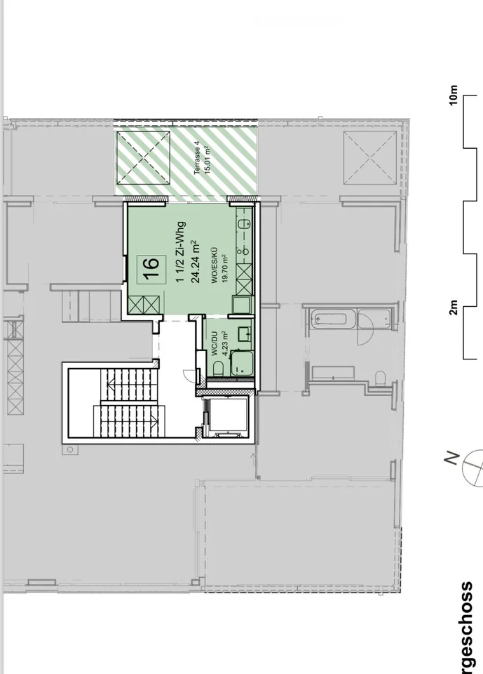 Petit mais charmant : Studio à louer – 25 m² sur la Bahnhofstrasse à Baar