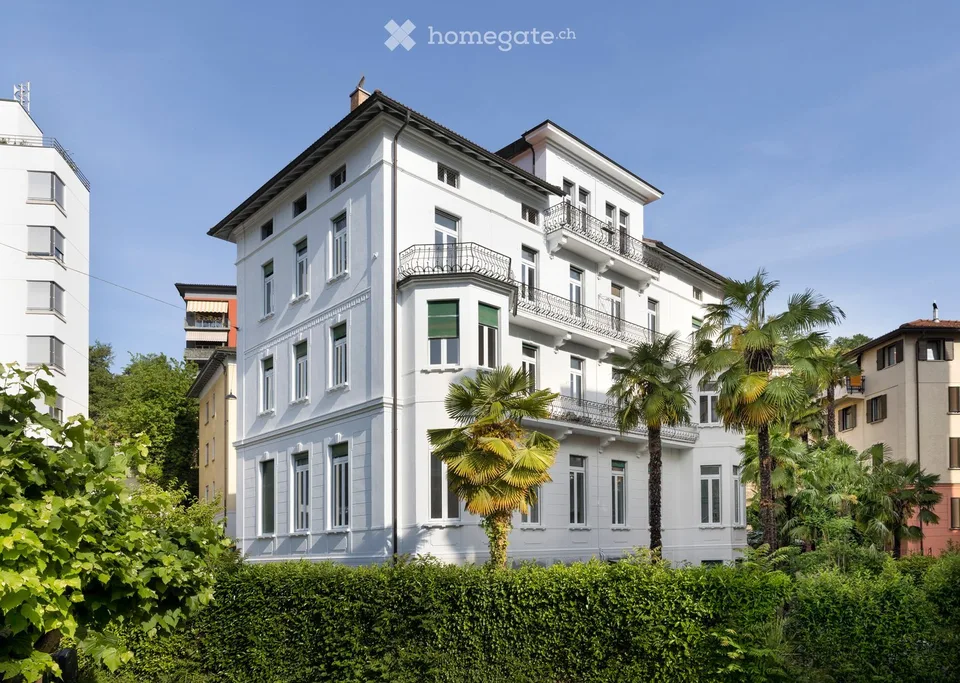 Lugano Loreto - 3.5 Zimmer mit Balkon, nahe am Seeufer und im Zentrum