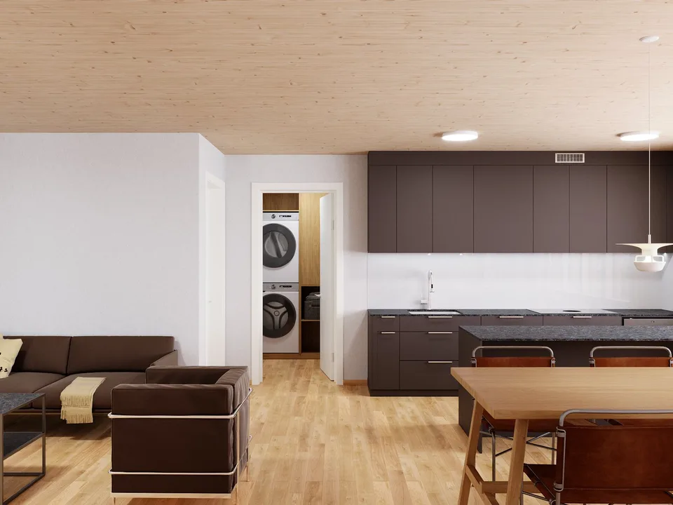 1.5-Zimmer-Studio im neuen Anbau der Residenz Posthaus – Projekt Posthaus Urigen