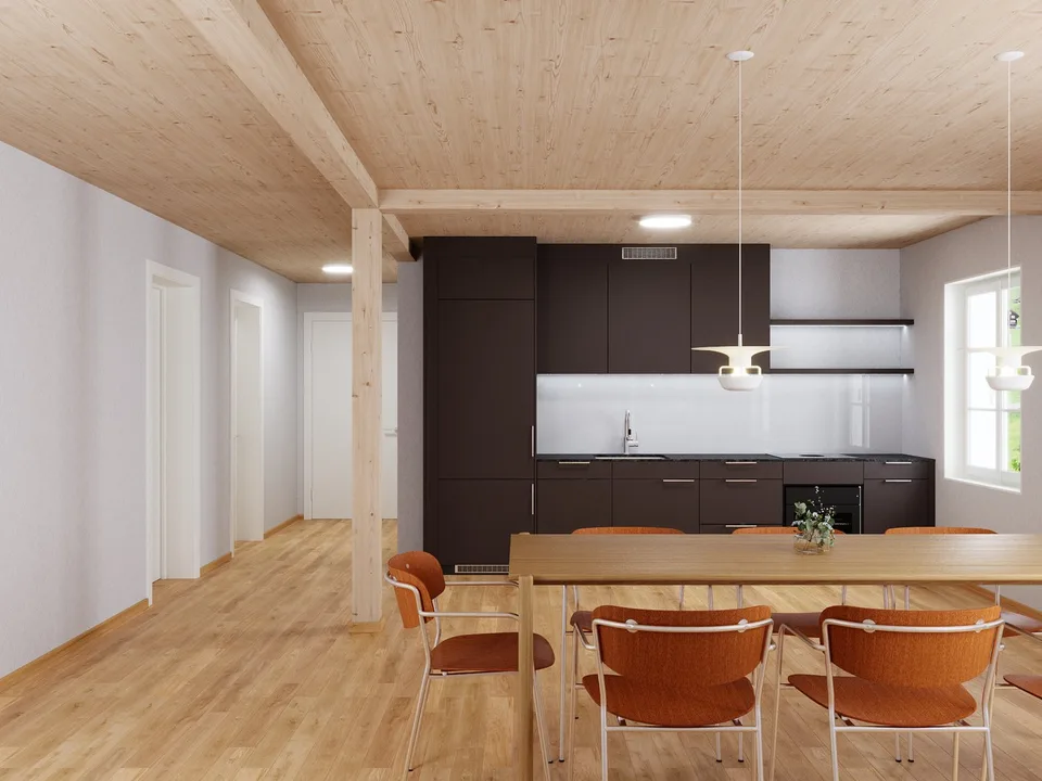 3.5-Zimmer-Wohnung im 1. OG der Residenz Posthaus - Projekt Posthaus Urigen