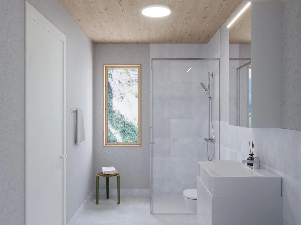 1-Zimmer-Studio im neuen Anbau der Residenz Posthaus – Projekt Posthaus Urigen