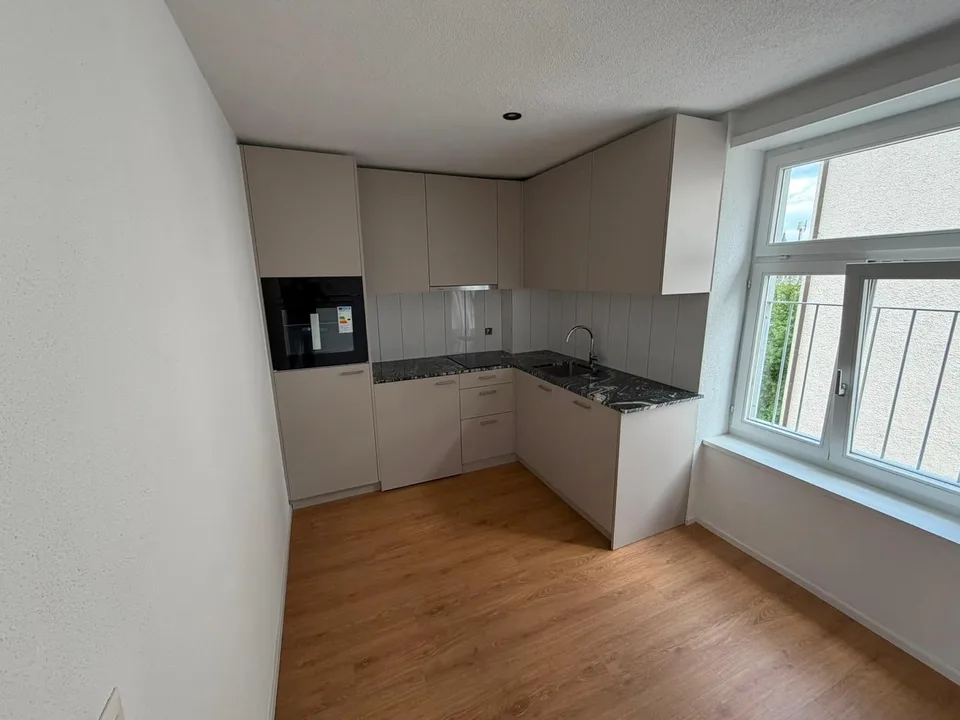 First-time occupancy after complete renovation – 1.5-room apartments in Reinach
