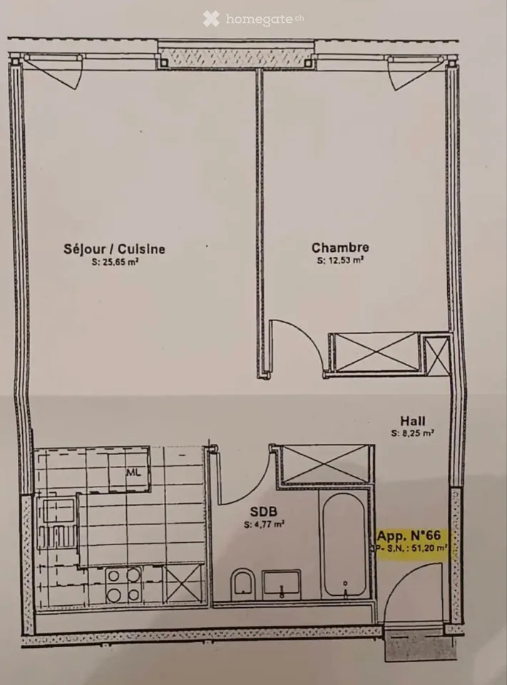Ripreso il contratto di affitto di 3 camere, 6° piano a Châtelaine