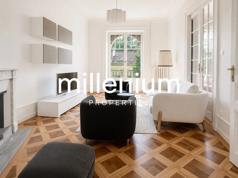 Schönes möbliertes Appartement mit außergewöhnlichem Blick auf die Perle des Sees