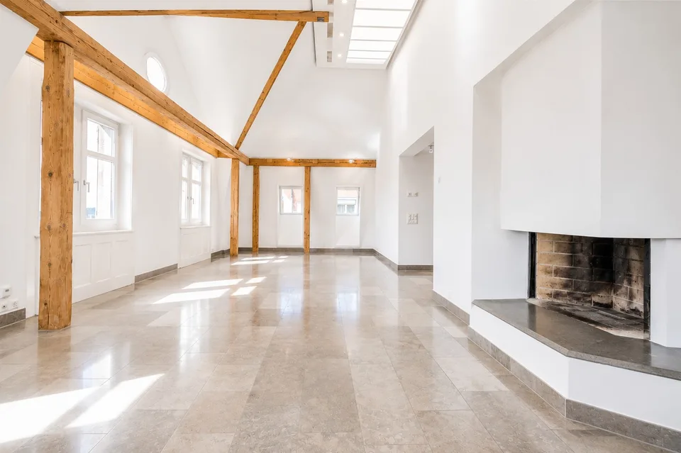 Attractive 3.5-room attic apartment with private rooftop terrace and panoramic view of Zurich and Lake Zurich