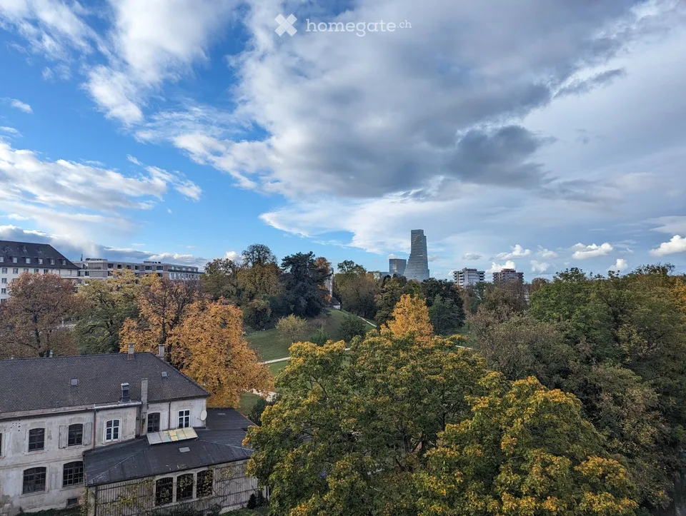 1.5-Zi-Wohnung mit Balkon & Weitblick am Schwarzpark Basel
