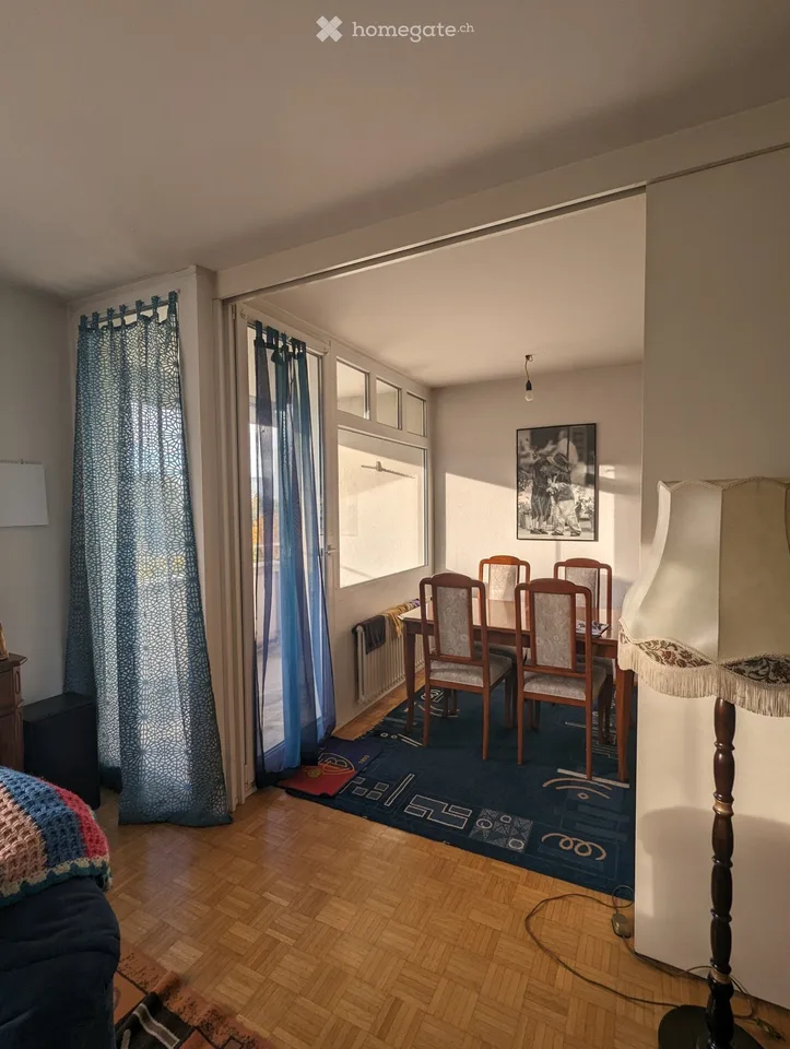 Appartamento 1.5 locali con balcone & vista panoramica al Schwarzpark Basel