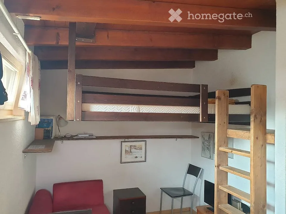 Studio Crans furnished with Parking