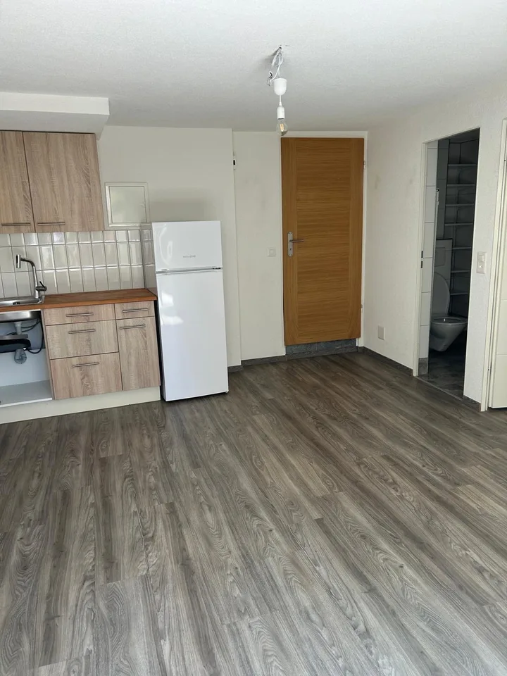 2 rooms, private terrace and parking space – all inclusive for CHF 830.–