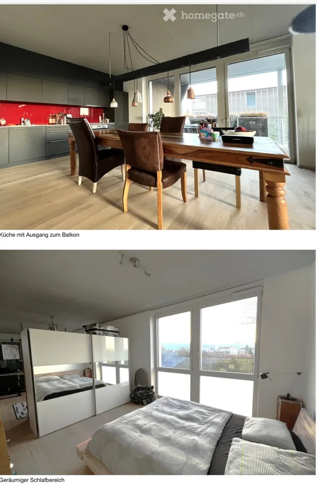 Sunny new apartment in centrally located Dottikon