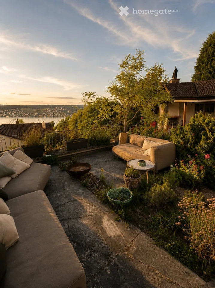 Charmantes Haus mit traumhafter Seesicht in Thalwil