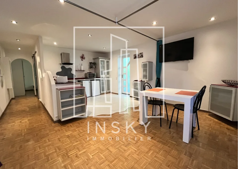 Pregny-Chambésy - 3 pièces meublé de 55 m² avec véranda et jardin - Calme absolu