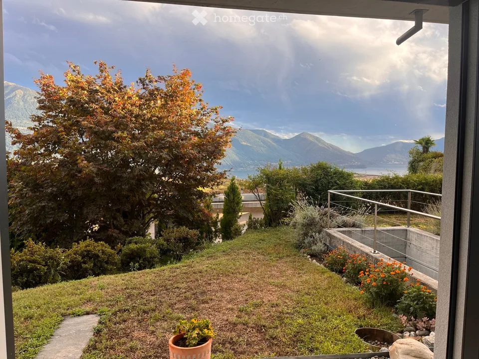 Appartement mit Terrasse-Garten in Locarno Monti – 3 1/2 helle Räume ab Oktober verfügbar