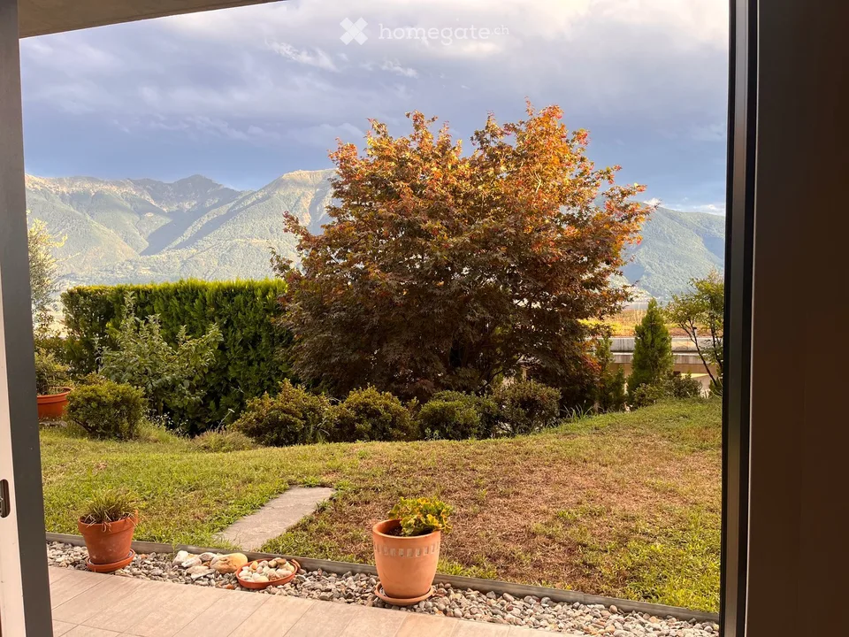 Appartement mit Terrasse-Garten in Locarno Monti – 3 1/2 helle Räume ab Oktober verfügbar