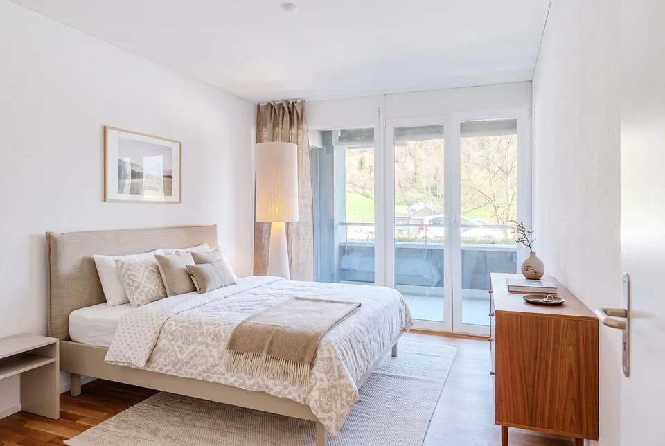 Appartement de 4,5 pièces situé dans un endroit calme et beau avec une vue lointaine – photo 5 sur 15