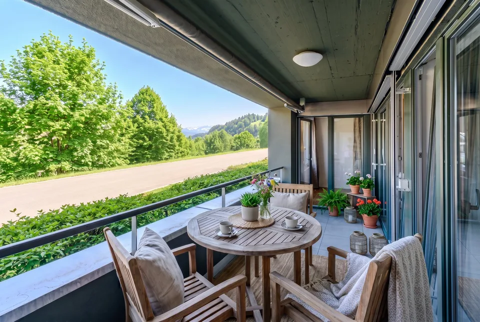 Appartement de 4,5 pièces situé dans un endroit calme et beau avec une vue lointaine – photo 2 sur 15