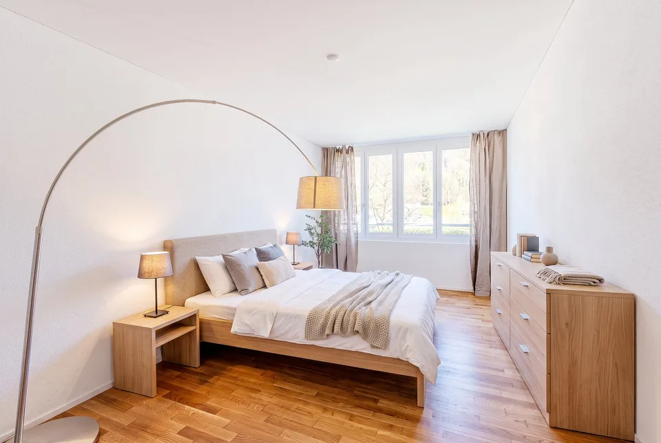 Appartement de 4,5 pièces situé dans un endroit calme et beau avec une vue lointaine – photo 6 sur 15