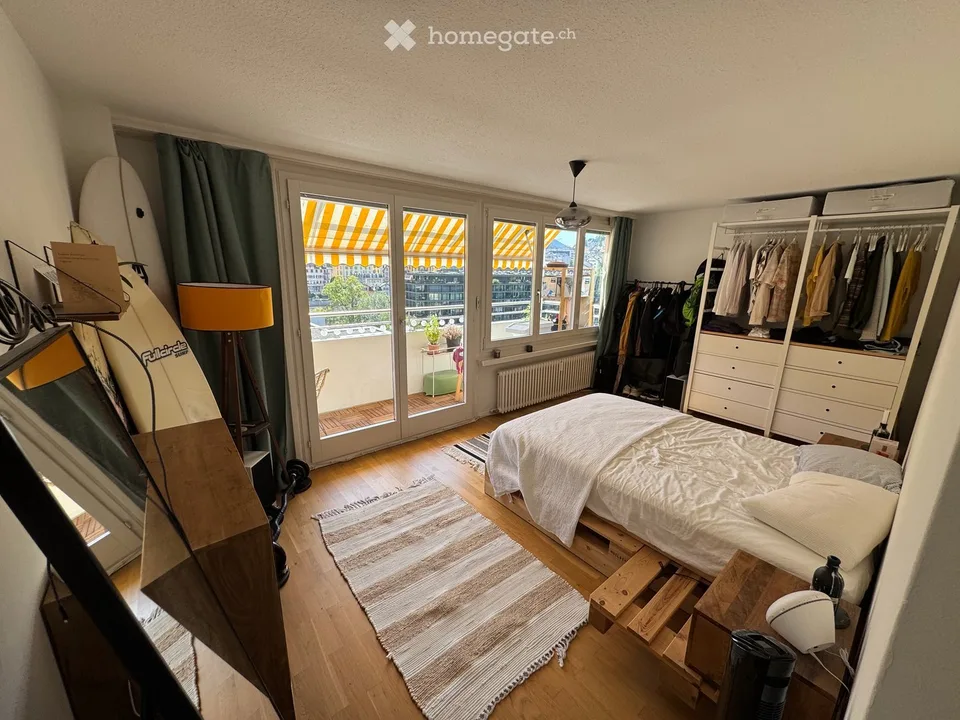 Appartement lumineux 4.5 pièces avec balcon et belle vue à Lucerne
